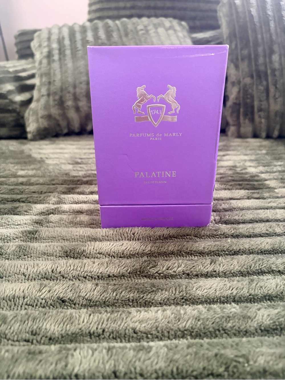 Empty Parfums de Marly Palatine Purple Fragrance Box